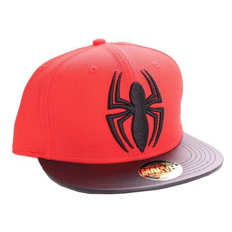 Casquette - Spider-man - Logo Araignée Sur Fond Rouge